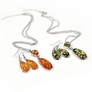 Silver Chain Jewelry Set