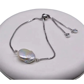 Pearl Silver Bracelet