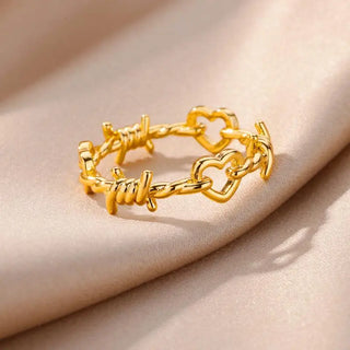 Zircon Gold Ring 21