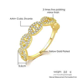 Zircon Gold Ring 2