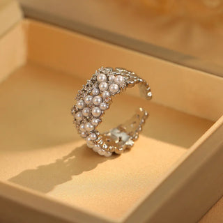 Pearl Zircon Ring 2