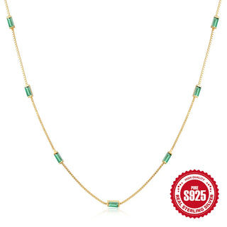 Zircon Gold Choker Necklace