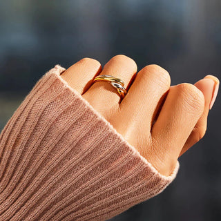 Gold Silver Ring 7