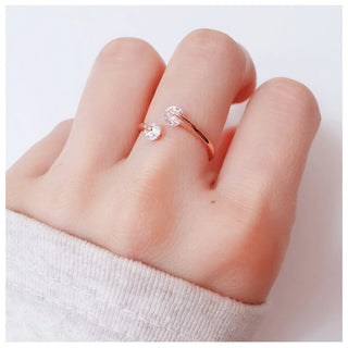 Crystal Zircon Ring 4