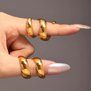 Gold Stainless Ring 6