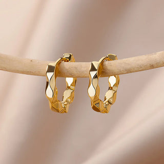 Stainless Vintage Hoop Earrings