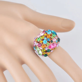 Crystal Zircon Ring 3