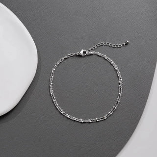 Gold Silver anklet 4