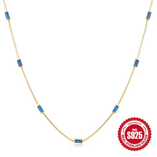 Zircon Gold Choker Necklace