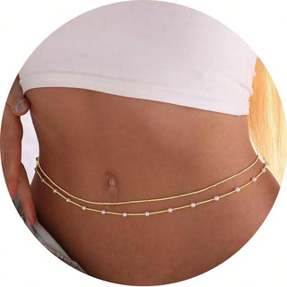 Rhinestone Crystal Waist Chain