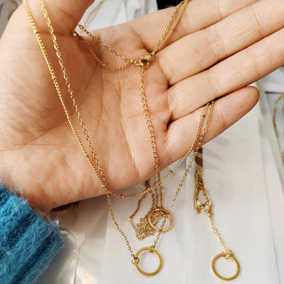 Stainless Chain Pendant Necklace