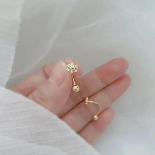 Gold Classic Stud Earrings