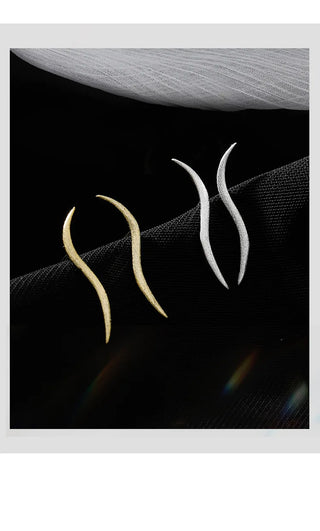 Gold Silver Stud Earrings