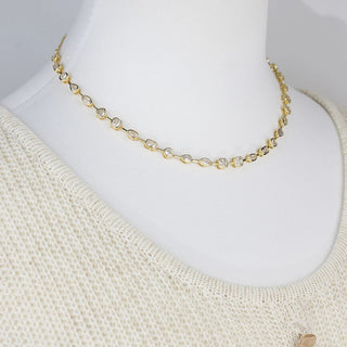 CZ Gold Necklace