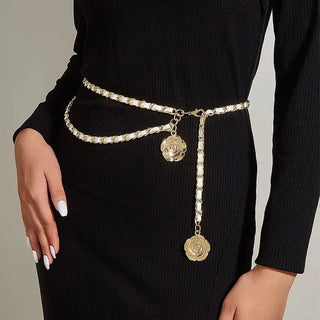 Floral Chain Waist Belt 2