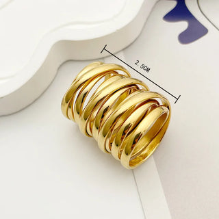Gold Stainless Ring 5