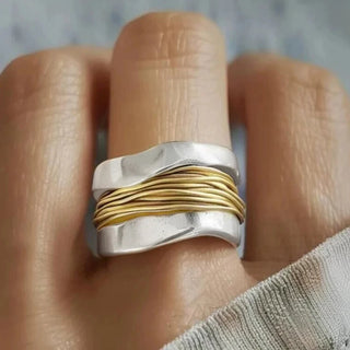 Gold Silver Ring 5