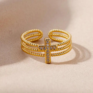 Zircon Gold Ring 21