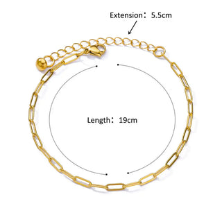 Gold Stainless Anklet 2
