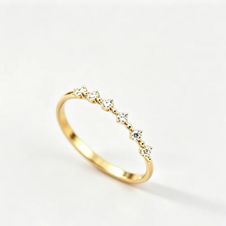 Zircon Gold Ring 14