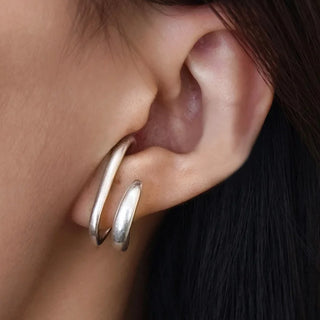 Gold Silver Earrings