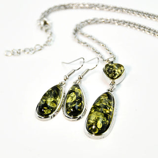 Silver Chain Jewelry Set