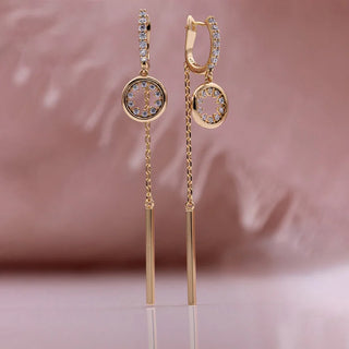 Crystal Silver Stud Earrings