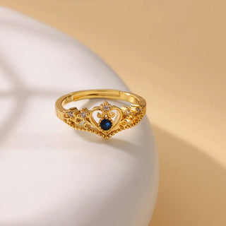 Zircon Gold Ring 19
