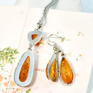 Silver Chain Jewelry Set