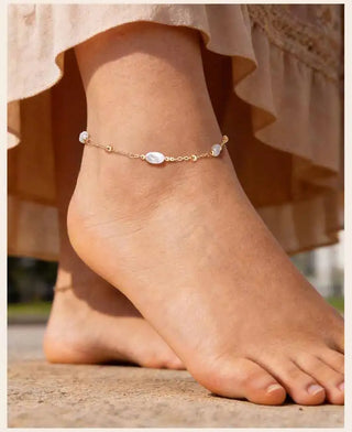 Pearl Gold Anklet
