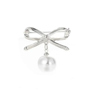 Pearl Gold Brooch