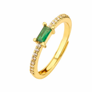 Zircon Gold Ring 9