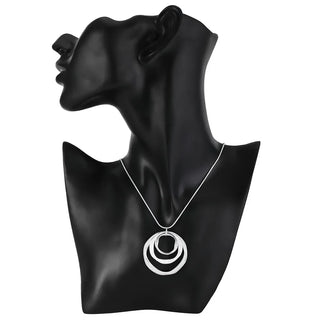 Silver Chain Pendant Necklace