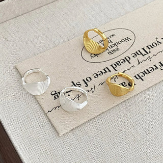 Silver Hoop Earrings 2