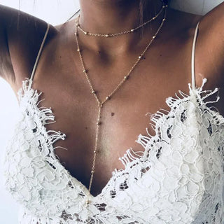 Gold Chain Choker Necklace