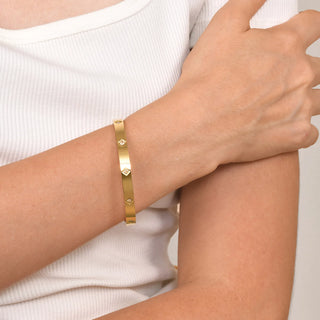 CZ Gold Bracelet
