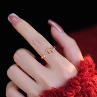 Zircon Gold Ring 16