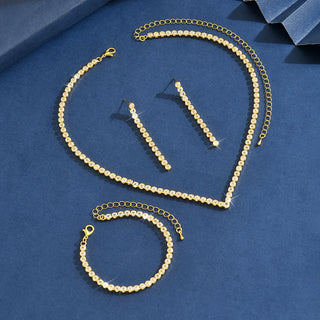 Crystal Zircon Jewelry Set