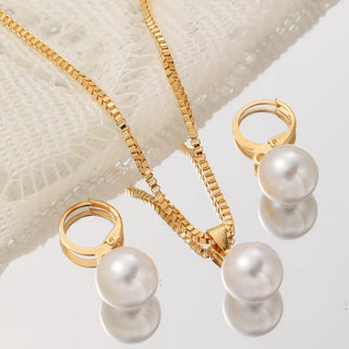 Pearl Pendant Jewelry Set