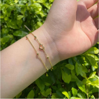 Heart Chain Bracelet
