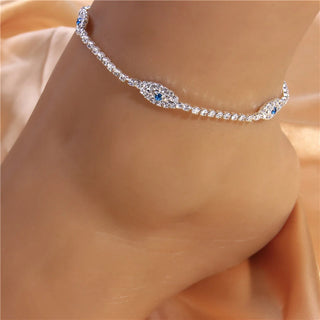 Crystal Gold Anklet