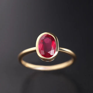 Zircon Gold Ring 11