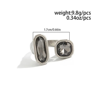 Crystal Heart Ring