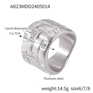 Zircon Gold Ring 15