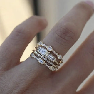 Zircon Silver Ring 8
