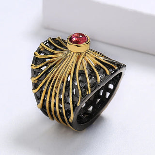 Zircon Gold Ring 4