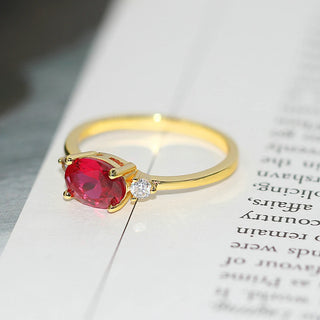 Zircon Gold Ring 6