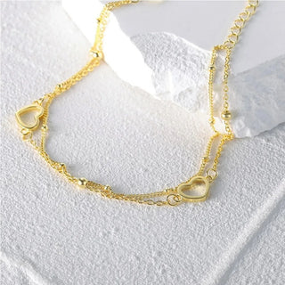 Heart Chain Bracelet