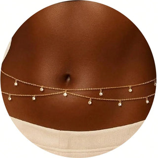 Rhinestone Crystal Waist Chain