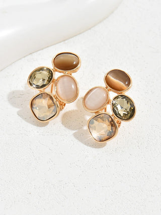 Unique Colorful Stud Earrings